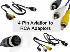 4 PIN / RCA conversion Leads