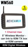 WM560 - Digital wireless 5 inch monitor - 60M version