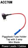 ACC76M - Piggyback Fuse Holder - Mini Blade with 3amp fuse