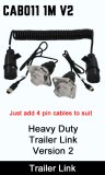 Heavy Duty Trailer Suzie Link for 1 reverse camera - Version 2 | CAB011 1M V2