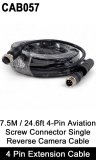 CAB057 - 4 Pin Extension Cable for reverse camera - 7.5M / 24FT