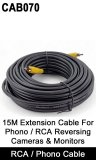 CAB070 - 15M Phono / RCA extension reversing camera cable