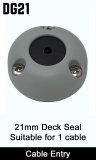 DG21 - Index Marine - IP68 Waterproof Cable Gland - 21mm suitable for single cable entry - Deck Seal