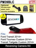 Ford Transit 2014+ Brake Light Reverse Camera Kit with 7" Mirror Monitor | PM39BLC