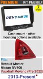 PM69BLF: 700TVL Brake Light Reversing Camera Kit with 7" Hi-Res Dash Monitor for Master Movano NV400 2010-Present