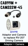 RV207 compatible adaptor + driving camera bundle | CAB99M+CAM222W-45