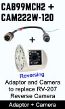 RV207 compatible adaptor + reversing camera bundle | CAB99MCh2+CAM222W-120