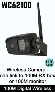 WC62100 - Digital wireless bracket camera - 100M version