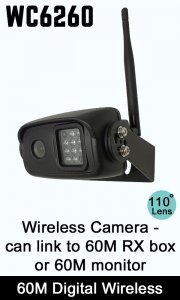WC6260 - Digital wireless bracket camera - 60M version