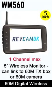 WM560 - Digital wireless 5 inch monitor - 60M version