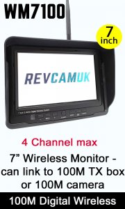 WM7100 - Digital wireless 7 inch monitor - 100M version