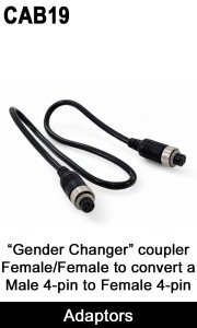 Female to Female 4 pin Gender changing cable (converts male 4 pin to female 4 pin) | CAB19