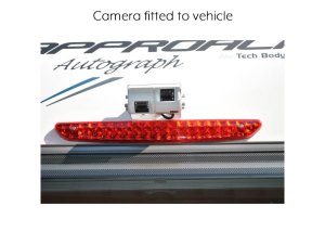 7" Mirror Monitor + White Bracket Sony AHD Twin View Reversing + Rear View Camera Kit | PM33W-HD