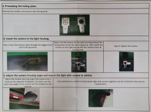 PM59BLJ: Brake Light Reversing Camera Kit with 5" Hi-Res Dash Monitor for VW Crafter 2017-Present