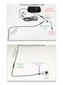 7" Mirror Monitor + White Sony AHD Dome High Definition Reversing Camera System | PM39DW-HD