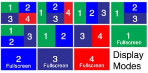 7" Split-Screen Monitor for Reversing/ Rear View Cameras | MON7005