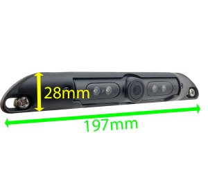 CAM103 - "cigar-shaped" numberplate reversing camera - 1/3" 600TVL Premium CMOS sensor - 4 pin connector