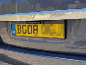 CAM104 - numberplate frame camera - 1/3" 600TVL Premium CMOS sensor - 4 pin connector