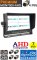 MON7005AHD - 7" Split Screen / Quad Monitor suitable for 720P / 960P / 1080P AHD Signal reversing / blind spot side cameras