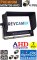 7" Heavy Duty U bracket AHD signal monitor for reverse cameras
