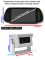 7" Mirror Monitor and White Sony CCD Compact Bracket Reversing Camera Kit | PM36W-SD